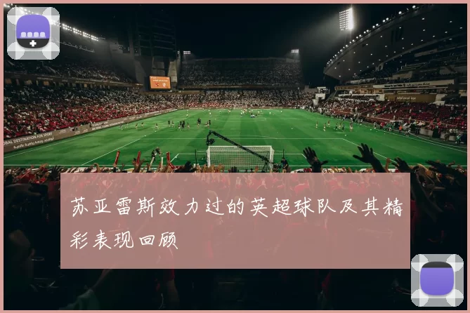 苏亚雷斯效力过的英超球队及其精彩表现回顾